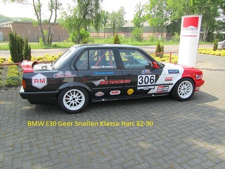 BMW E30 Geert Snellen klasse Harc 82-90